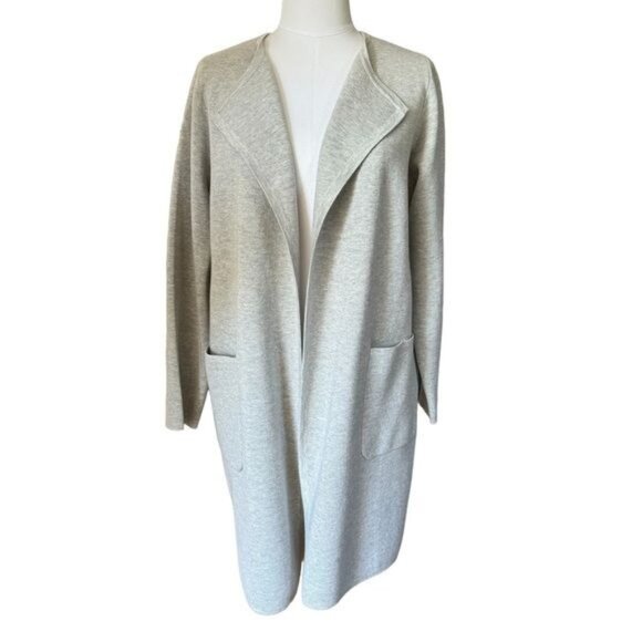 J. Crew Juliette Collarless Sweater Blazer in Heather Dove Gray Size Small NWT - Picture 6 of 11